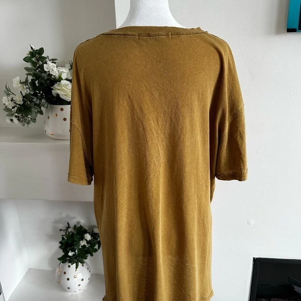 We The free Tan Lace-Up Tunic Top - Picture 7 of 10
